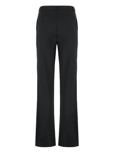 Les Filles D'eva Pants Made Of Wool In Black