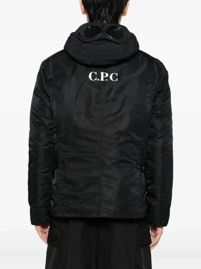 Junya Watanabe Man X C.p. Company Hooded Jacket In Black