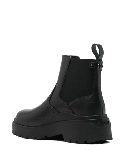 Liu •jo Leather Boots In Black