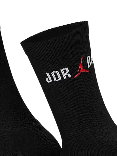 Jordan Logo-detail Socks In Black