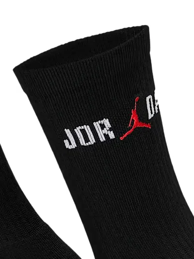 Jordan Logo-detail Socks In Black