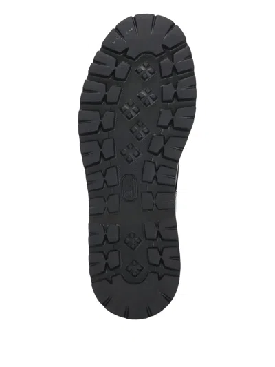 Woolrich Chunky Sole Lace-up Shoes With Pull Tab In Black