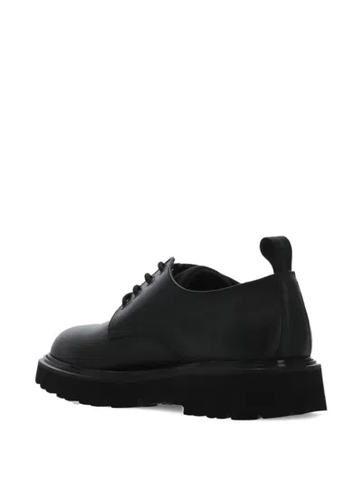 Woolrich Chunky Sole Lace-up Shoes With Pull Tab In Black