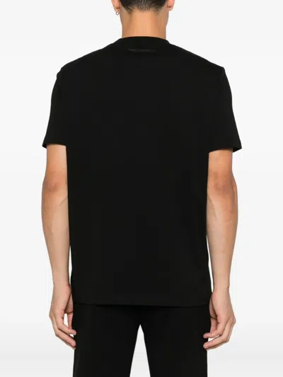 Karl Lagerfeld Chest-pocket T-shirt In Black