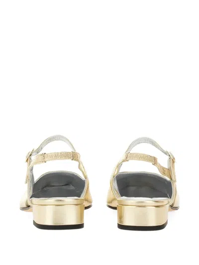 Carel Paris Slingback "ocean" In Gold