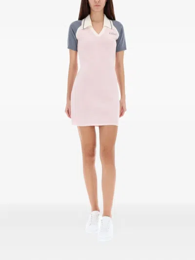Casablanca Tennis Dress In Pink