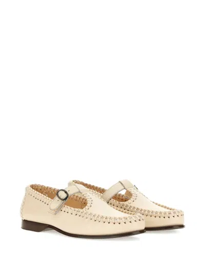 Hereu Moccasin T-bar Alcover In Neutral