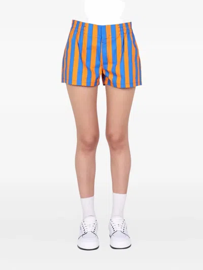 Sunnei Striped Pattern Shorts In Multicolour
