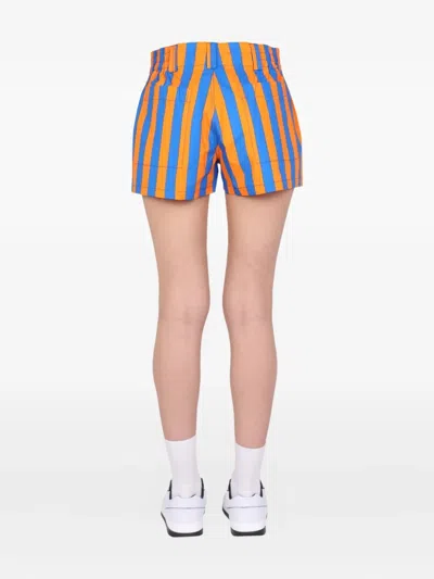 Sunnei Striped Pattern Shorts In Multicolour