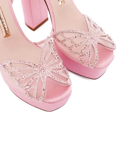 Sophia Webster 130mm Farfalla Sandals In Pink
