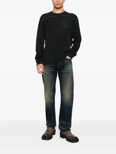 Schaeffer's Garment Hotel Round-neck Sweatshirt In Black