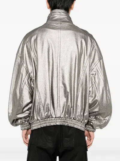 Julius Glittered Jacket In Silver