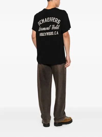 Schaeffer's Garment Hotel Sgh T-shirt In Black