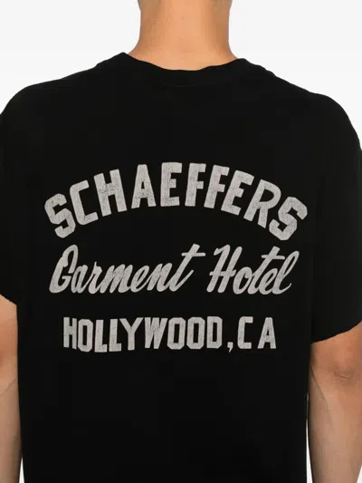 Schaeffer's Garment Hotel Sgh T-shirt In Black