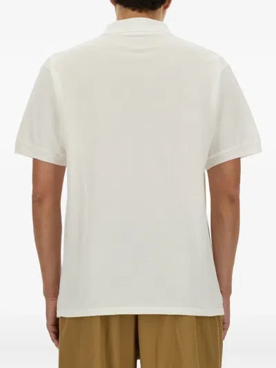 South2 West8 Embroidered Polo Shirt In Neutral