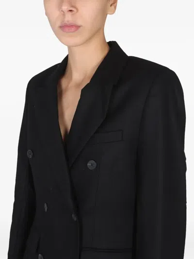 Remain Birger Christensen Double-breasted Blzer In Black