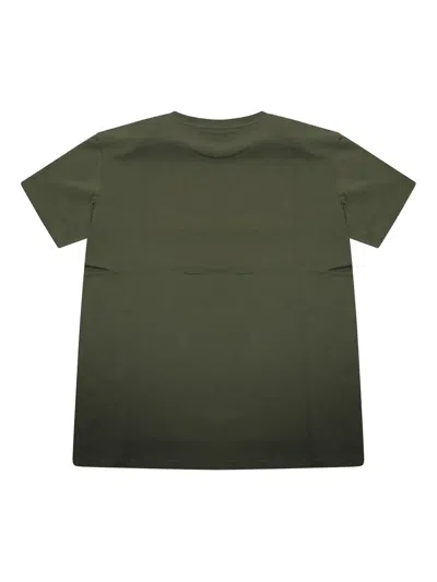 Balmain Logo-print T-shirt In Green