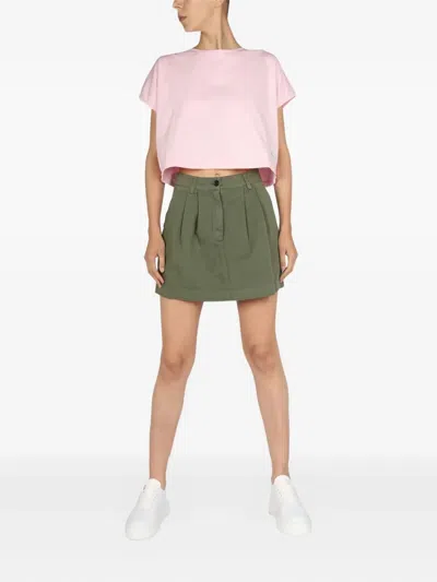 Department Five Pleated Skirt In Green