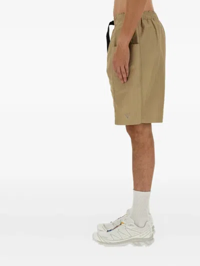 South2 West8 Drawstring-waist Bermuda Shorts In Brown