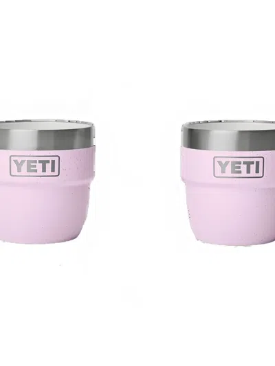 Yeti Rambler® Logo Stackable Cup (set Of Two) In Pink