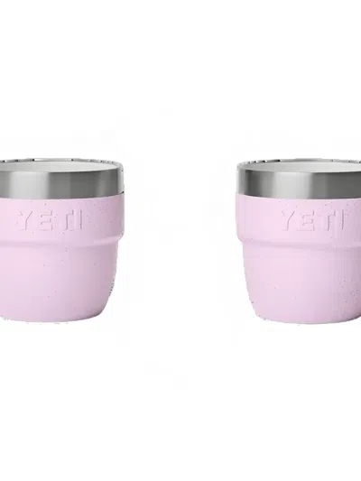 Yeti Rambler® Logo Stackable Cup (set Of Two) In Pink