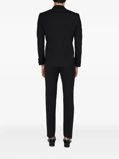 Tonello Single-breated Suit In Black