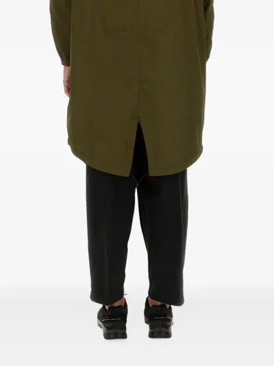 Jg1 Zip-fastening Parka Coat In Brown