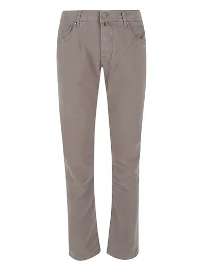 Jacob Cohen Pocket-square Trousers In Gray