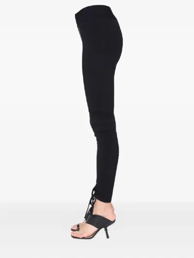 Huala Gathered Tie Trousers In Black