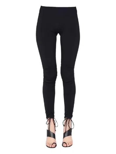 Huala Gathered Tie Trousers In Black