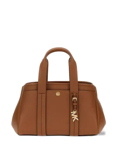 Michael Michael Kors Extra-small Romee Charm Tote Bag In Brown