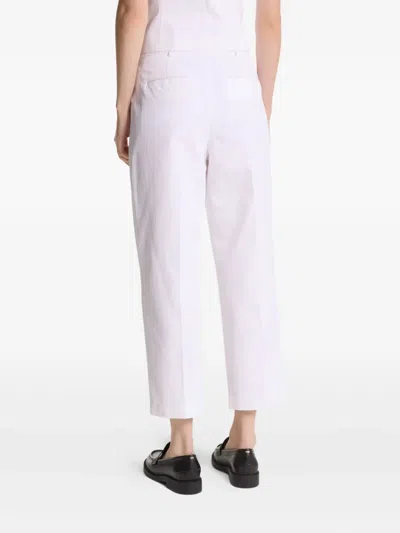 Michael Michael Kors Button Trousers In White