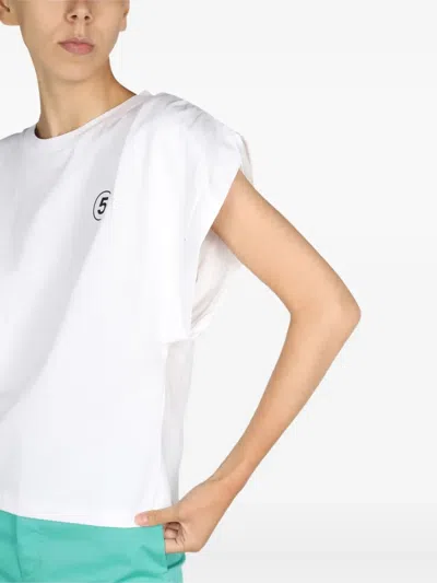 Department Five Hollywood Logo-print T-shirt In White