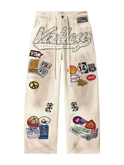 Vale 1980s Painters Shorts In Neutral