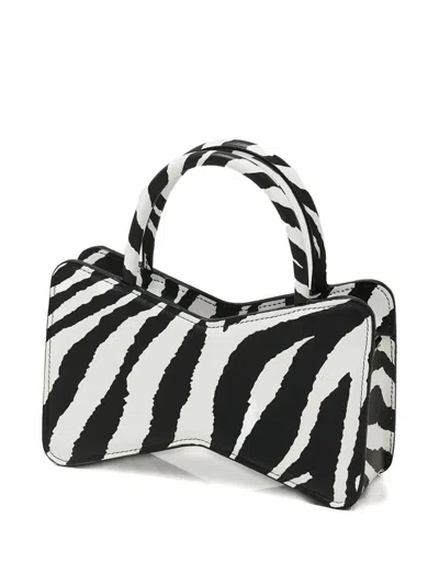 Mach&mach Zebra-print Leather Tote Bag In Multi
