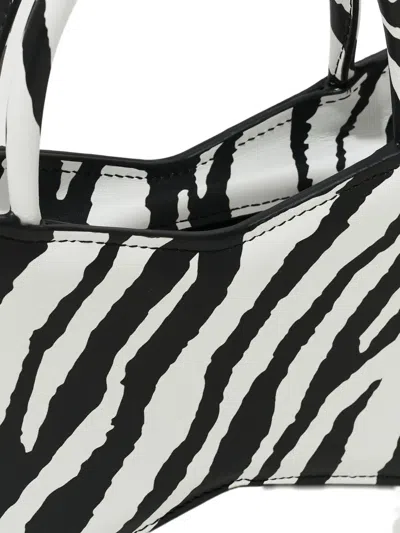 Mach&mach Zebra-print Leather Tote Bag In Multi