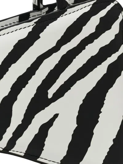 Mach&mach Zebra-print Leather Tote Bag In Multi