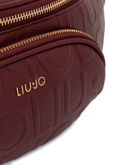 Liu •jo Manhattan Logo-embossed Belt Bag In Red