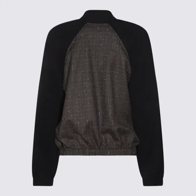 Fabiana Filippi Button Detail Long Sleeve Jacket In Black