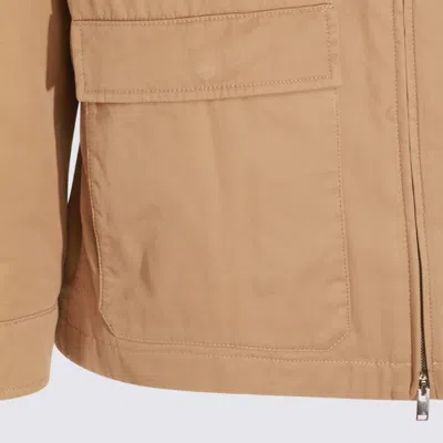 The Row Aurelius Cotton Jacket In Neutral