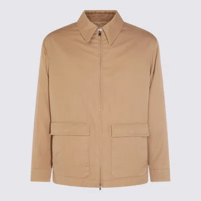 The Row Aurelius Cotton Jacket In Neutral