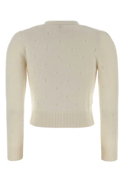 Chloé Chloe White Wool Blend Sweater In Neutral