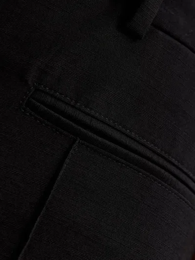Fay Cotton Trousers In Black