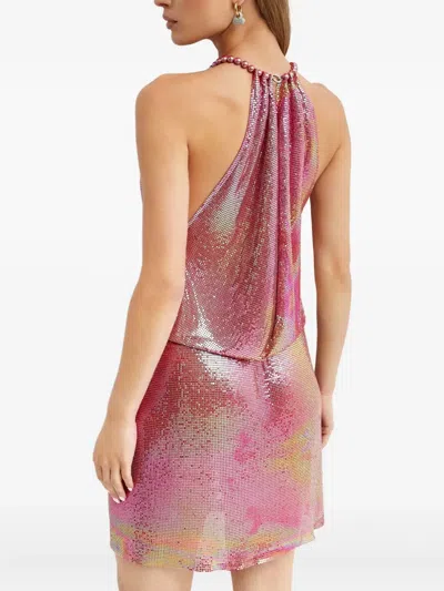 Nué Sequined Mini Dress In Pink