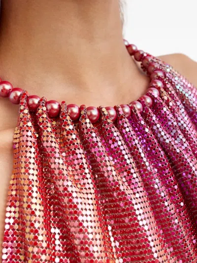 Nué Sequined Mini Dress In Pink