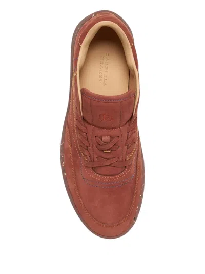 Gabriela Hearst Ohio Slip-on Sneaker In Burnt Sienna Nubuck In Brown