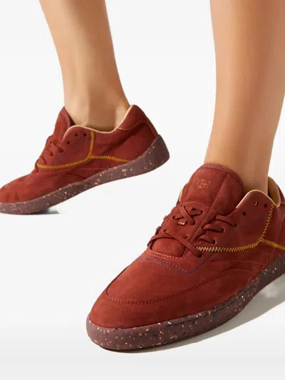 Gabriela Hearst Ohio Slip-on Sneaker In Burnt Sienna Nubuck In Brown