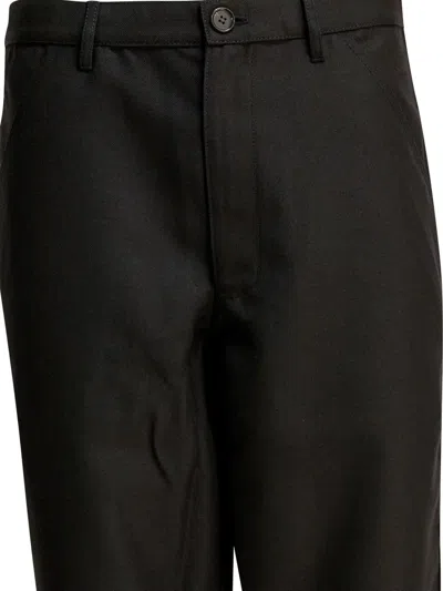 Comme Des Garçons Buttoned Trousers In Black