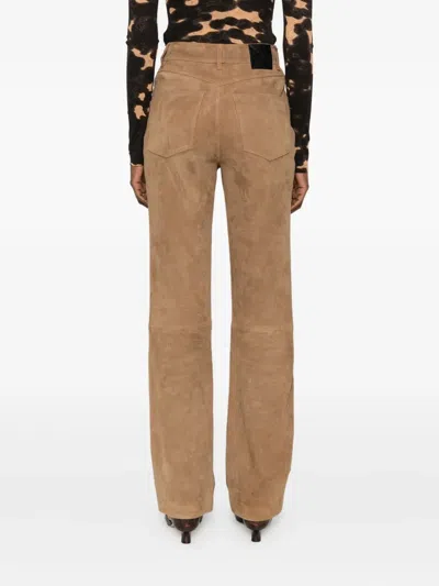 Nanushka Five-pocket Trousers In Brown