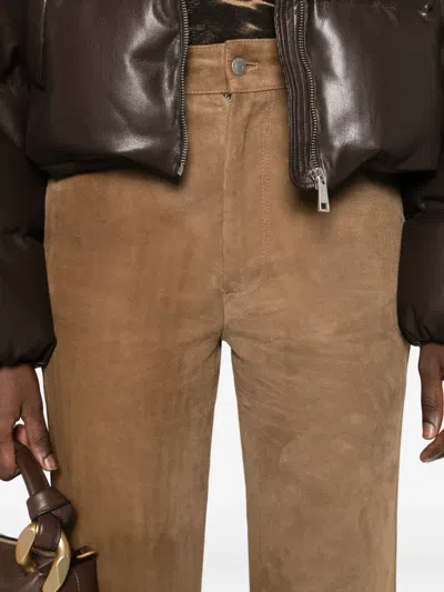 Nanushka Five-pocket Trousers In Brown